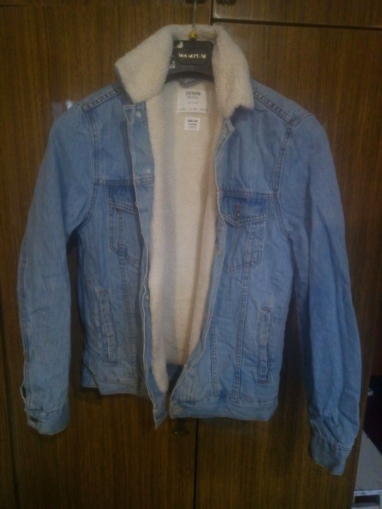 Курточка джинсовая на меху, Пакистан, размер EUR XS  USA XS  MRX 34