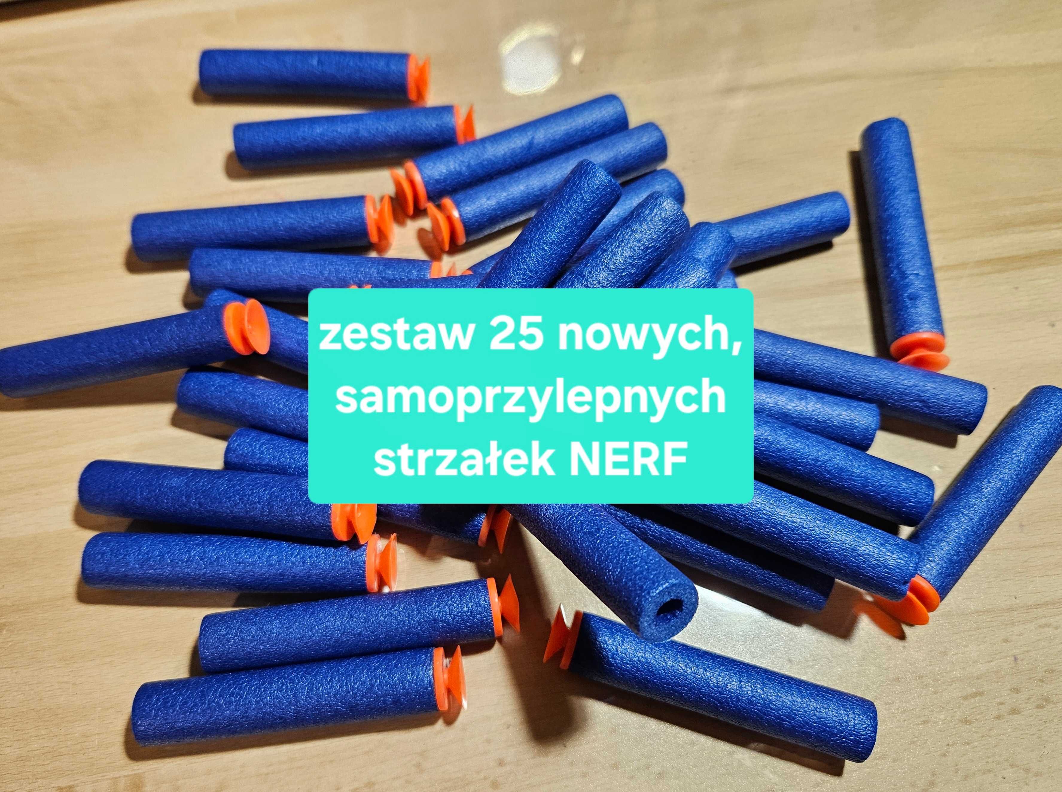 NERF strzałki z przyssawkami x25