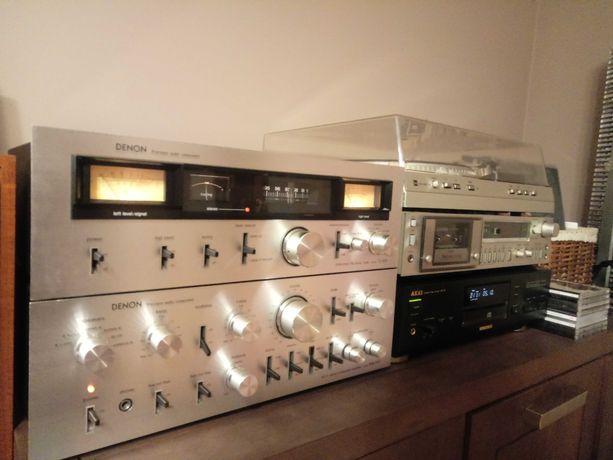 Denon PMA 600+TU 400. Wzmacniacz stereo + tuner. Zestaw Vintage.
