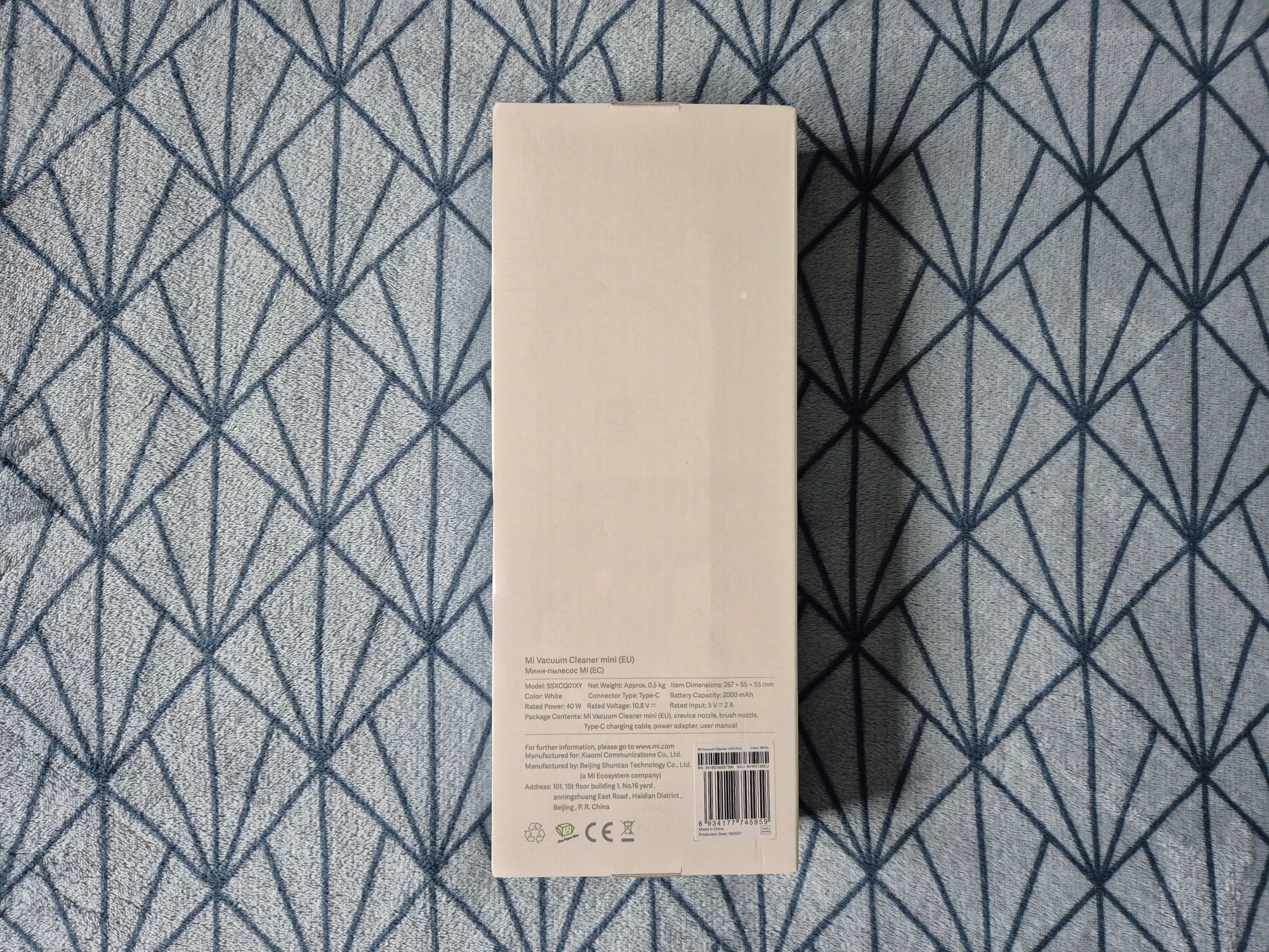 Nowy Odkurzacz Xiaomi Mi Vacuum Cleaner Mini EU 40W Filtr HEPA ŁÓDŹ
