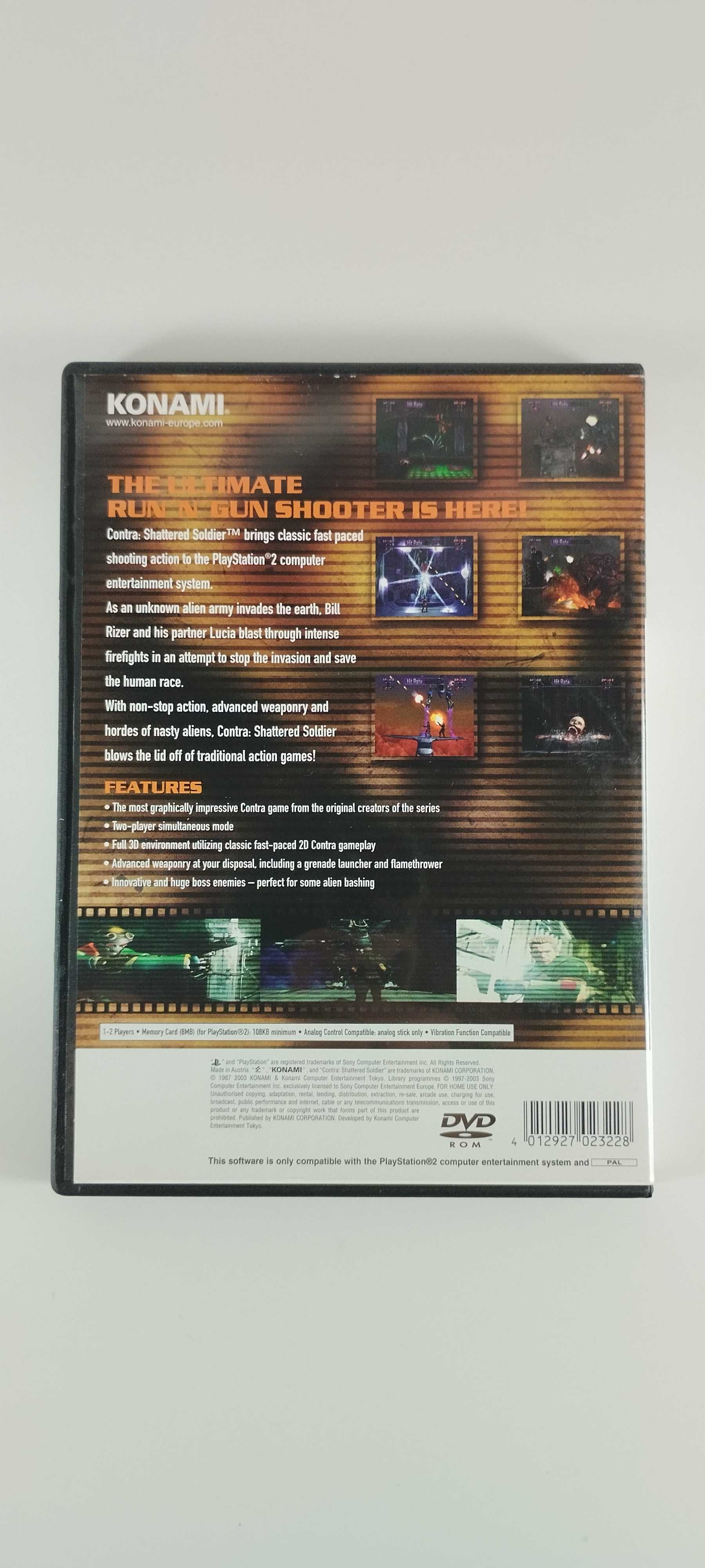 Contra Shattered Soldier Playstation 2 PS2