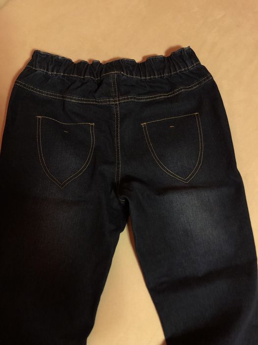 Spodnie C&A jeans 2-pak na gumkę 158 dla dziewczynki