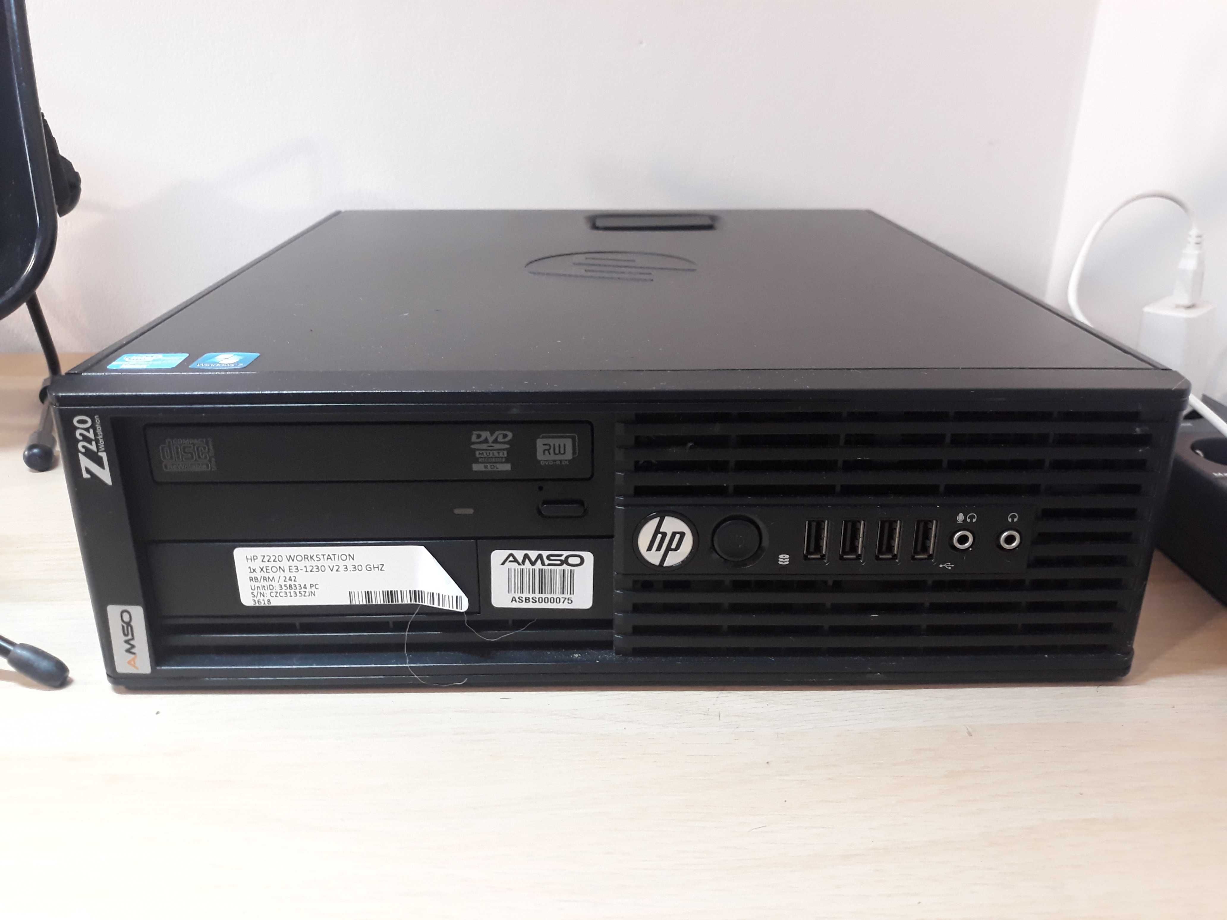 Komputer stacjonarny DELL Z220 SFF, Xeon E3-1230 V2, 8GB RAM, GW