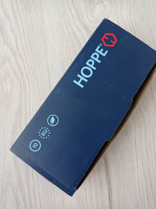 Нажимний Гарнітур Hoppe New York 92, Білий - графіт/ ручка дверна