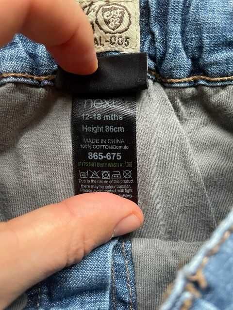 Jeans Next dla 2 latka, roz 86