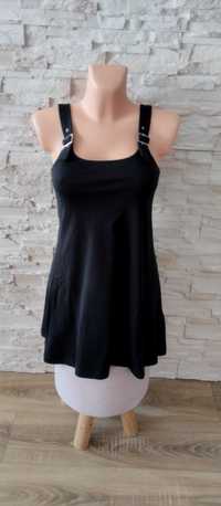 Sukienka na ramiączkach damska czarna S/36 Asos