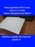 Nowe 3 płyty Spienione PCV 5 mm. Cena za 3 sztuki.