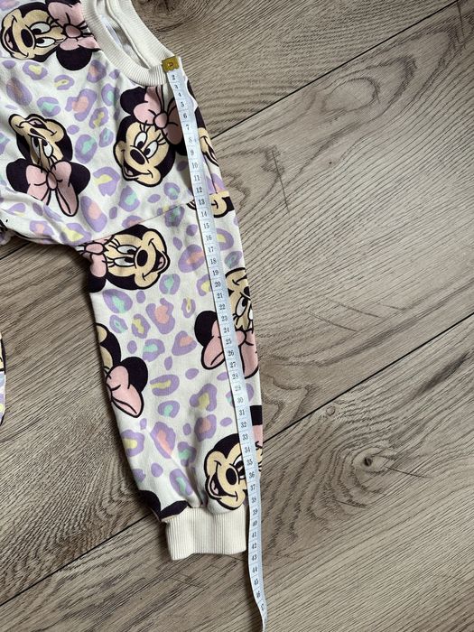 Sukienka Minnie Maus 98 kolorowa panterka