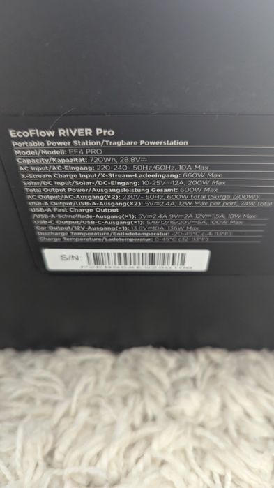 EcoFlow river pro + додаткова батарея