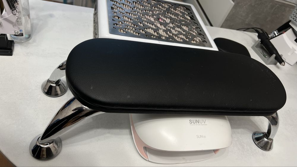 Подлокотник лля маникюра, лампа sun4, SUN Q005, фрейзер, лампа-лупа