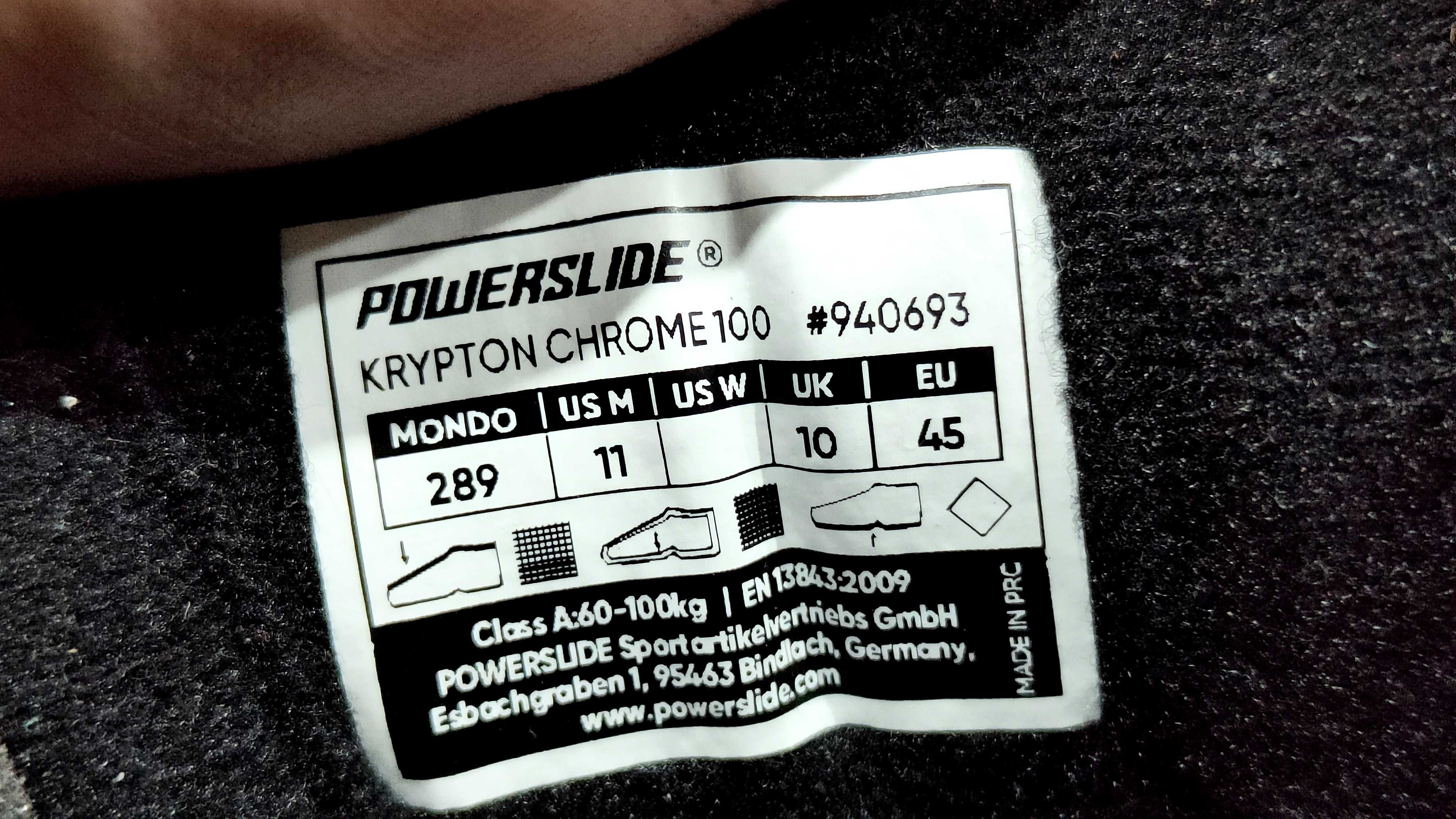 Jak nowe Rolki fitness POWERSLIDE KRYPTON r. 45