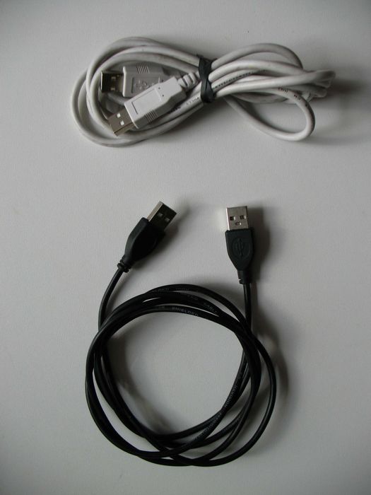 Przewód, kabel USB typ A-A 1,5 i 1.8 m half-duplex