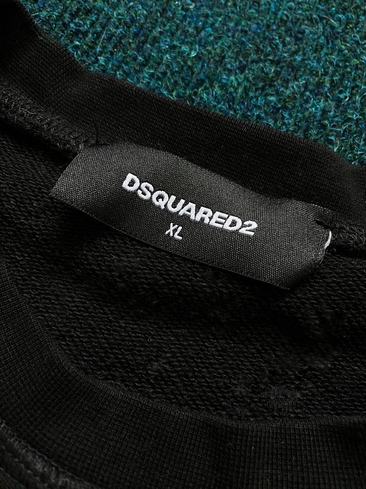 Світшот Dsquared2 з логотипом/Оригінал/Нові колекції/Чорний