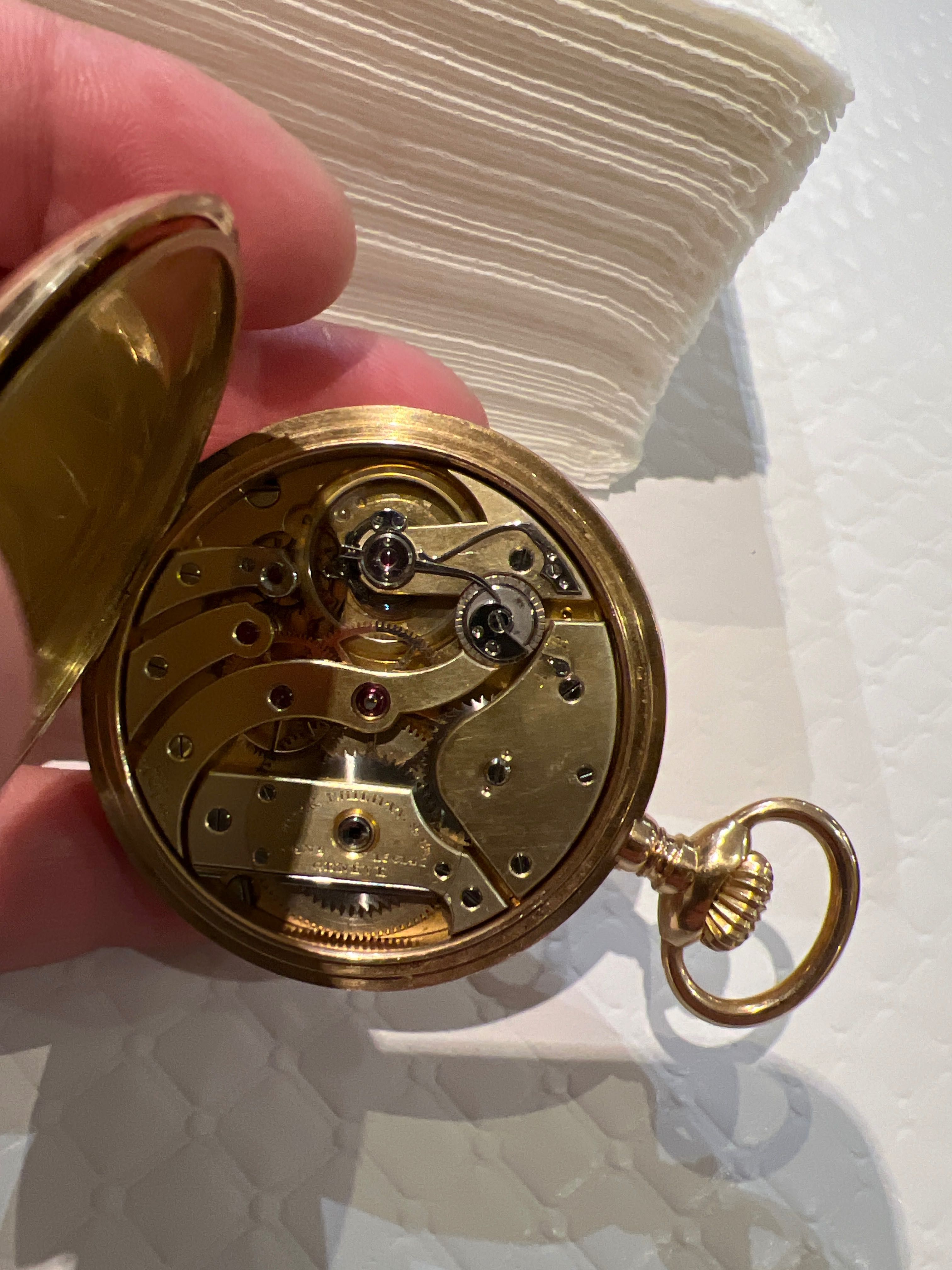 Relógio bolso em ouro