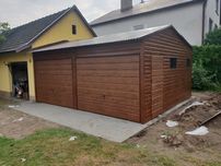Nowoczesne garaże drewnopodobne premium 3x5 6x5 6x6 9x6