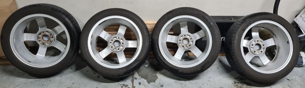 Koła - felgi 17cali Saab ALU45 plus opony letnie Dębica Presto HP2