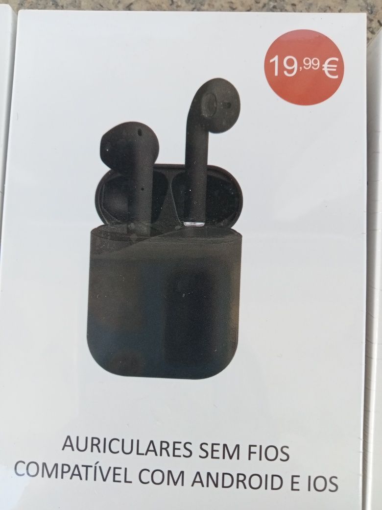 Auriculares bluetooth sem fio