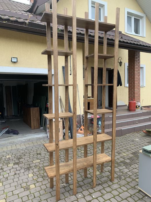 Стелаж деревяний (берест) декор 1.20*2.95 можна зробити меншу висоту