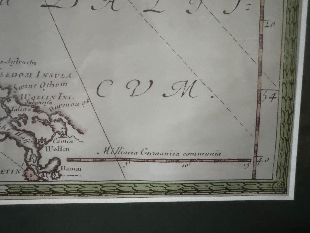 Stare dokumenty(mapa żeglarska) 1660r