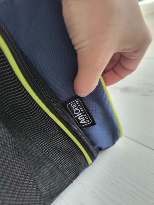 Transporter na kota/psa, na ramię do auta AniOne, granatowa torba tran