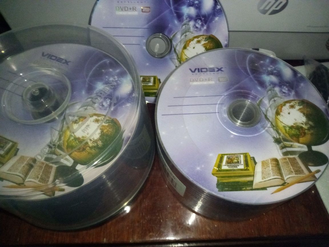 Диски болванки dvd+r videx школа