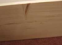 Drewniana deska, parapet - świerk 100 cm x 20 cm x 3 cm