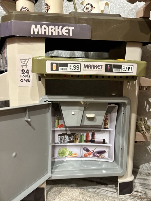 Дитяча каса MARKET supermarket game set  світло/звук/пара