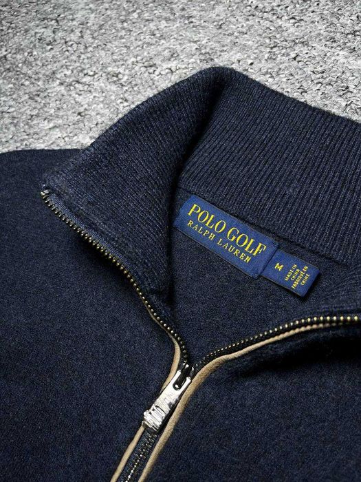 Жіноча кофта пуловер 1/4 zip RALPH LAUREN - 100% MERINO Wool - M