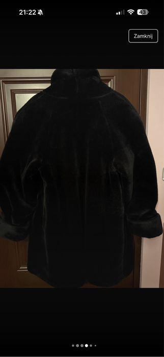 Futerko misiek czarny oversize roz L