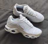 biale Air max plus TN czarne nike air maxy cale biale buty nowe