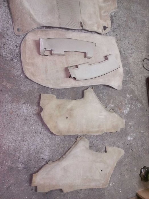 mercedes A W 124 cabrio dach środek tapicerka dywan osłona wykładzina