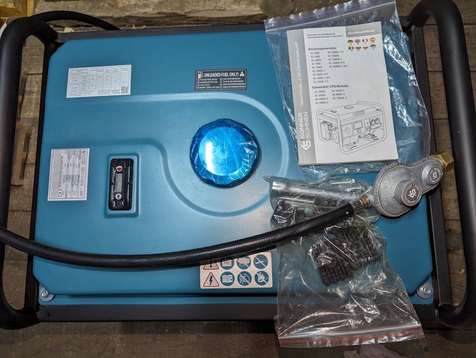 Продам генератор Konner&Sohnen KS 1000EG газ/бензин