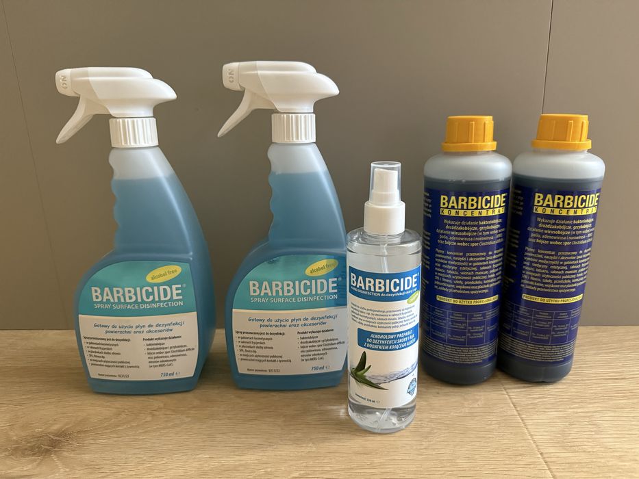 Plyny do dezynfekcji salon kosmetyczny/fryzjerski