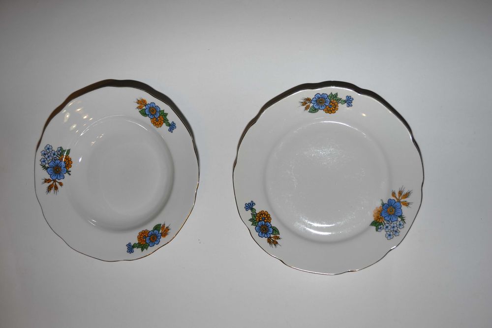 Okazja Talerze Izida Porcelana PRL Bułgaria