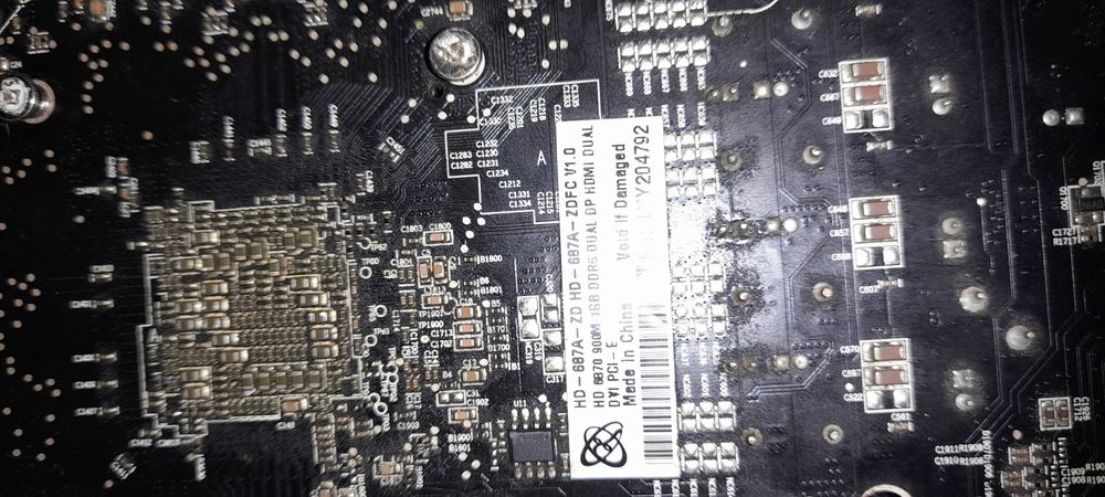 Продам відеокарту XFX Radeon HD6870