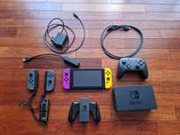 Nintendo Switch + 17 TOP gier + akcesoria