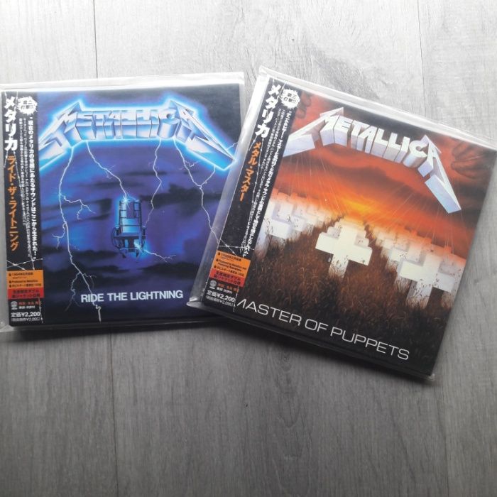 2 CDs Metallica formato Mini LP edição japonesa