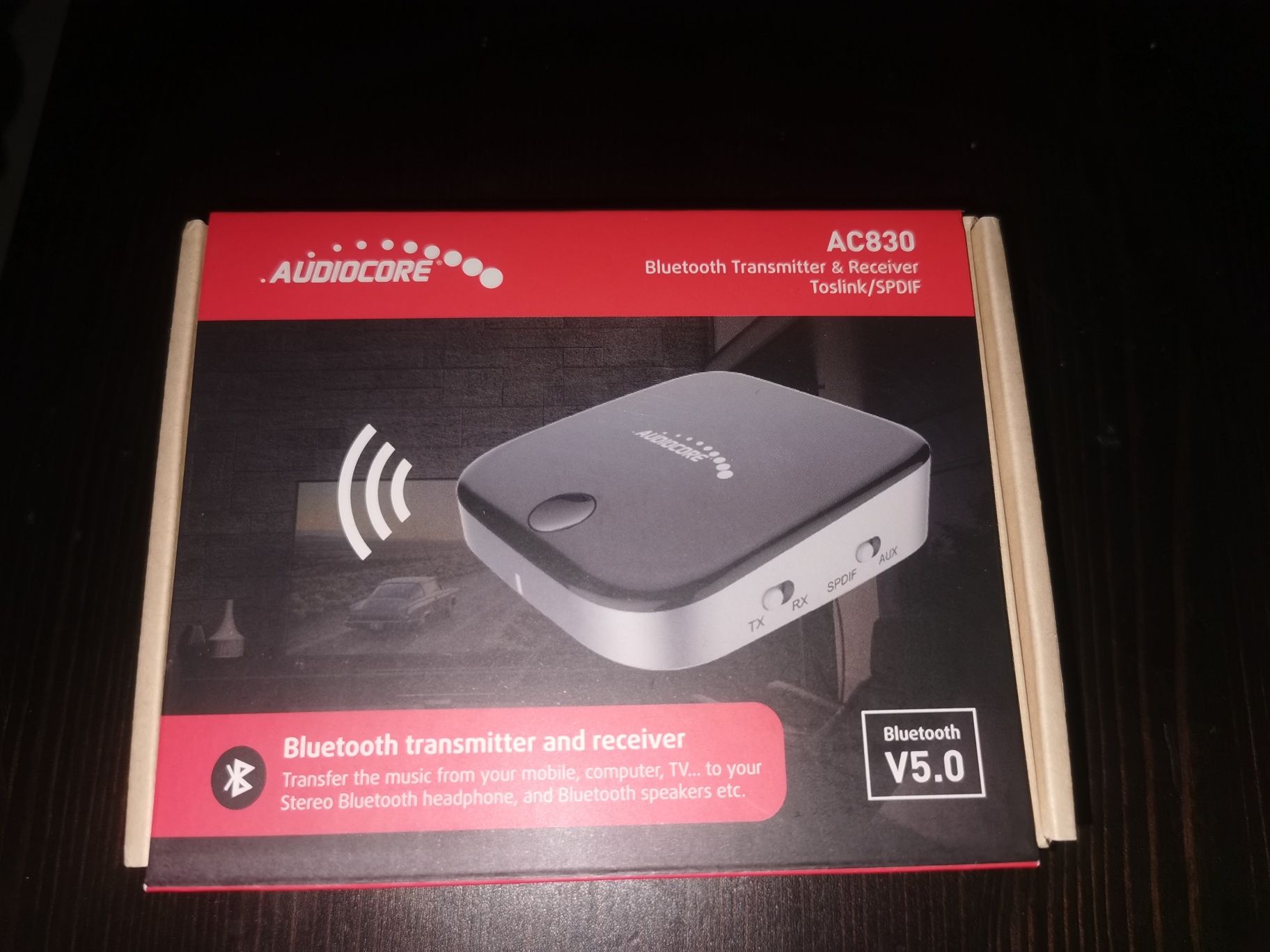 NOWY Adapter / transmiter bluetooth Audiocore AC830