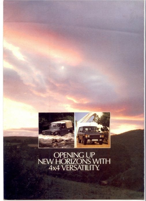 Catálogos e brochuras Land Rover