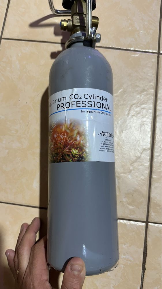 Bilha CO2 aquariofilia