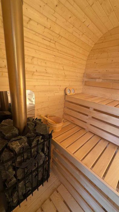 Sauna ogrodowa QUADRO mini 185 cm do montażu