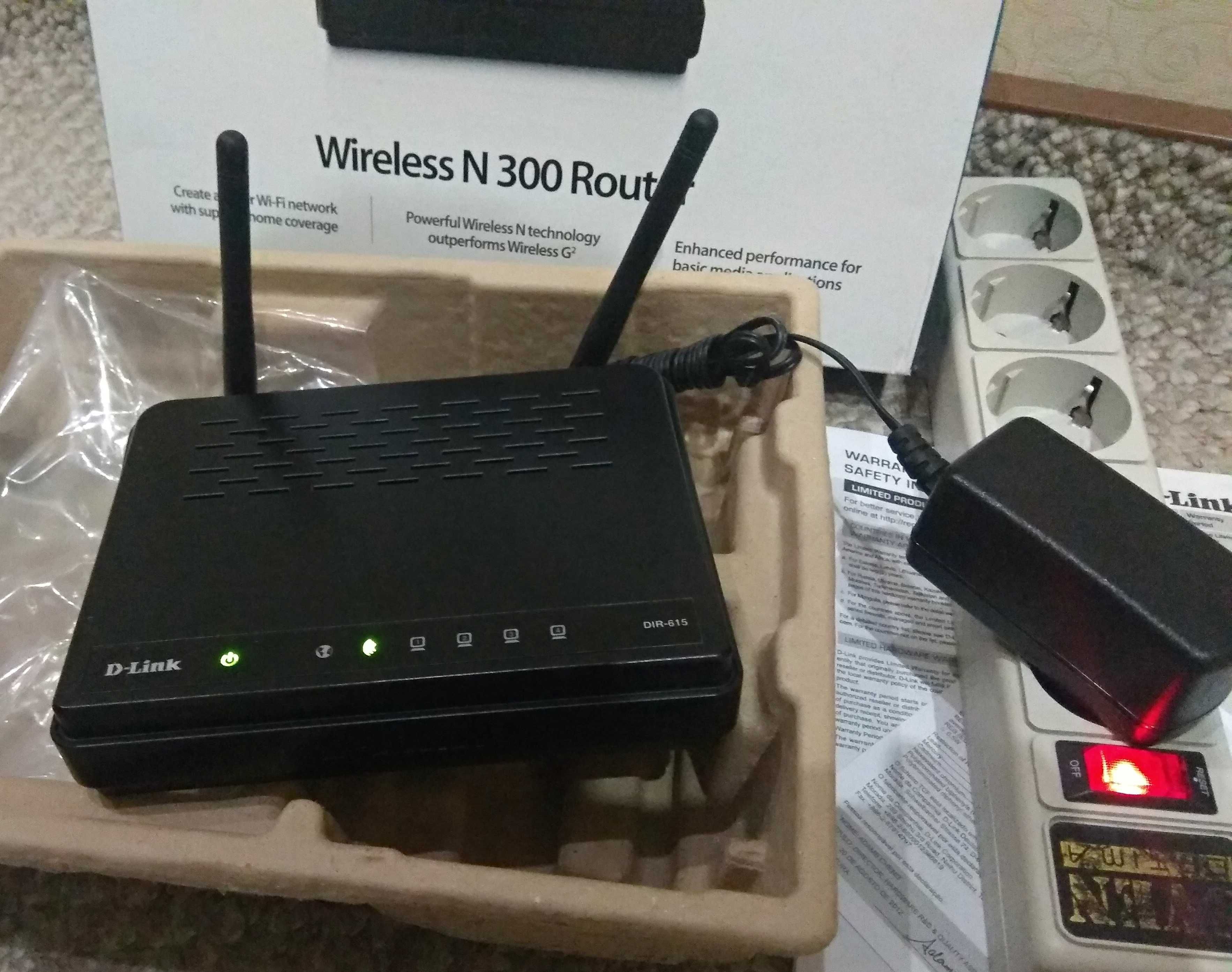 Маршрутизатор Wi-Fi D-Link DIR-615, Роутер, Router Wi-Fi, 300 Мбит/с