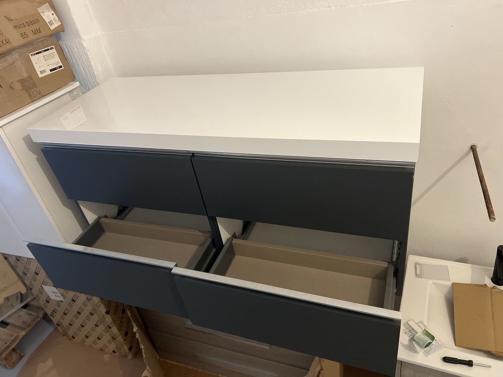 Movel casa banho Novo 120cm C/Tampo