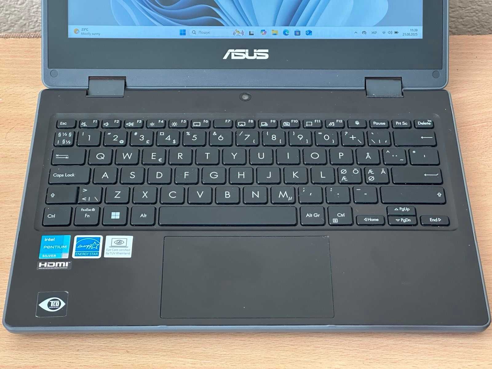 Трансформер Asus BR1100FK 11.6"IPS ТАЧ N6000(4/4)/8Gb DDR4/SSD128/UHD