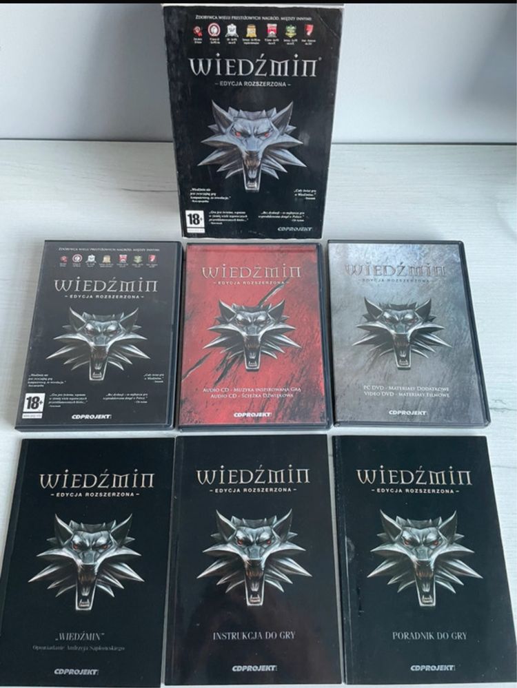 Gra wiedzmin edycja rozszerzona PC dvd