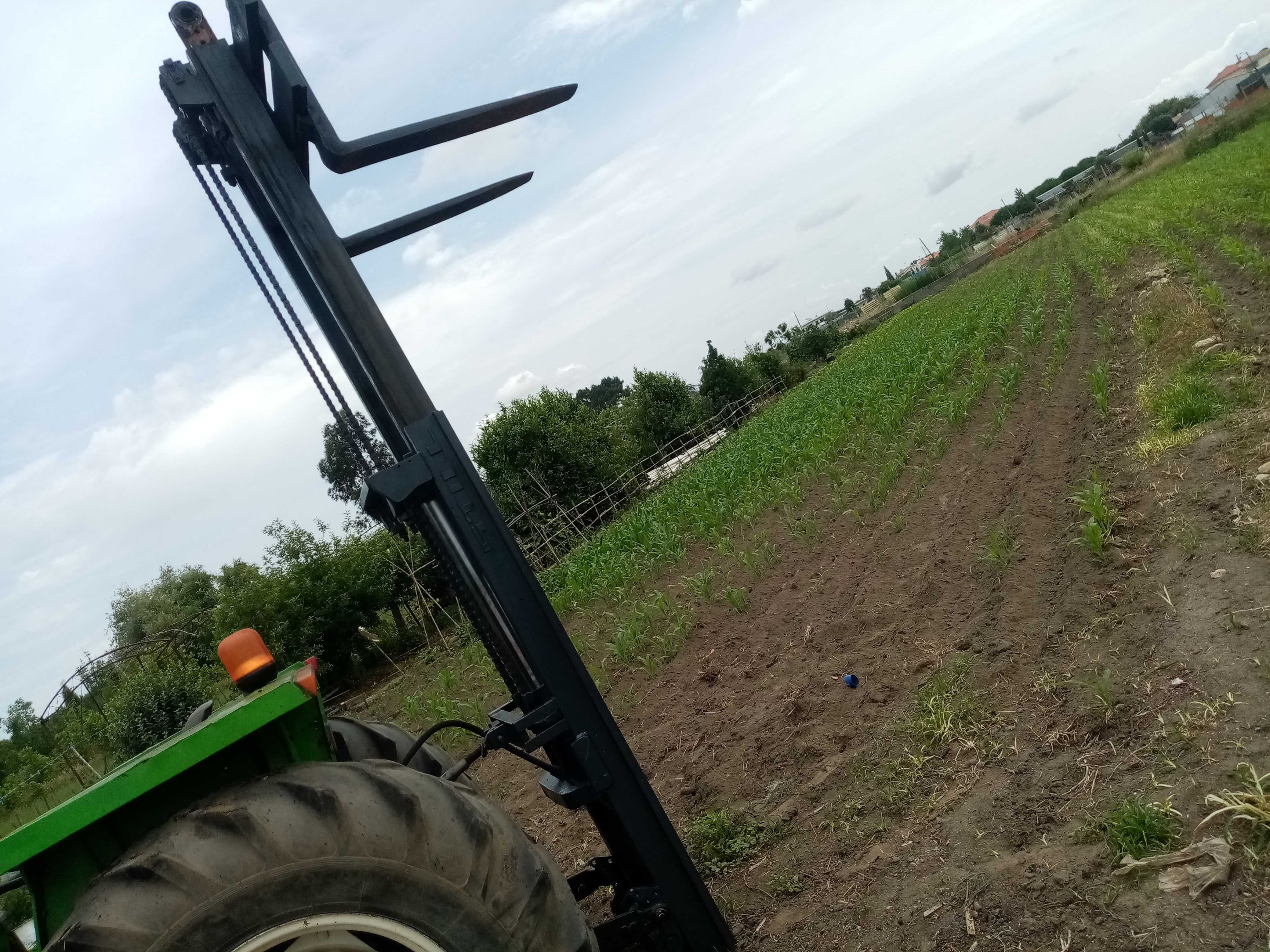 torre elevaçao hidraulica porta paletes pronta engatar trator agricola