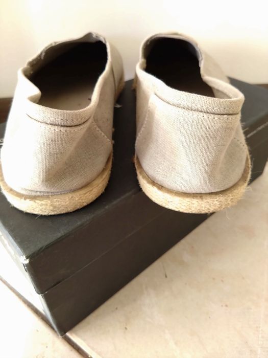 Lniane espadryle rozm.42