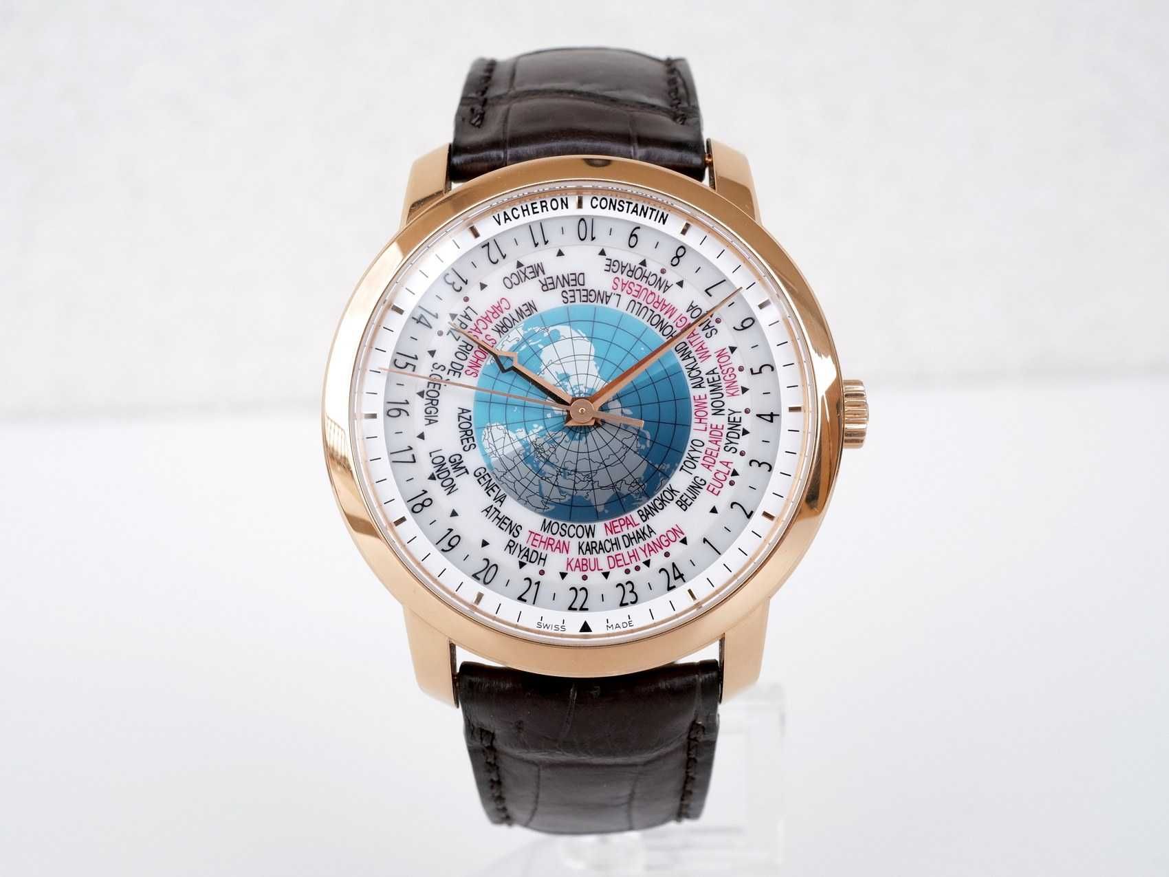 Vacheron Constantin Patrimony Traditionnelle World Time 18k Rose Gold