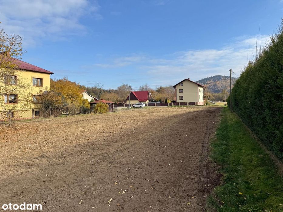*** Piękna, równa działka z widokiem na góry i las!