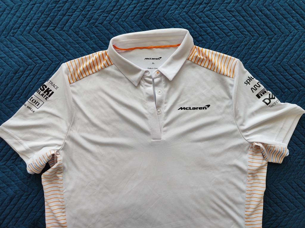 McLaren polo Team 2021 oryginalna damska koszulka polo XL Lando Norris